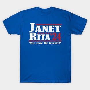 Janet and Rita 2024 Here Come the Grannies Vintage T-Shirt